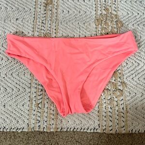 Vintage Y2K Victorias Secret Peach Coral Classic Hipster Bikini Bottom